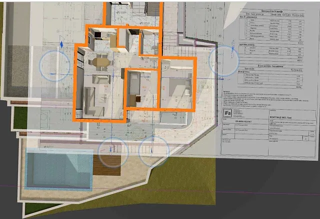 Land plot with a residential building with 8 apartments and a swimming pool in Donja Lastva — photo 5
